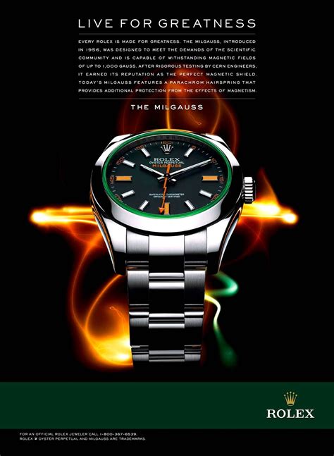 rolex advertising.